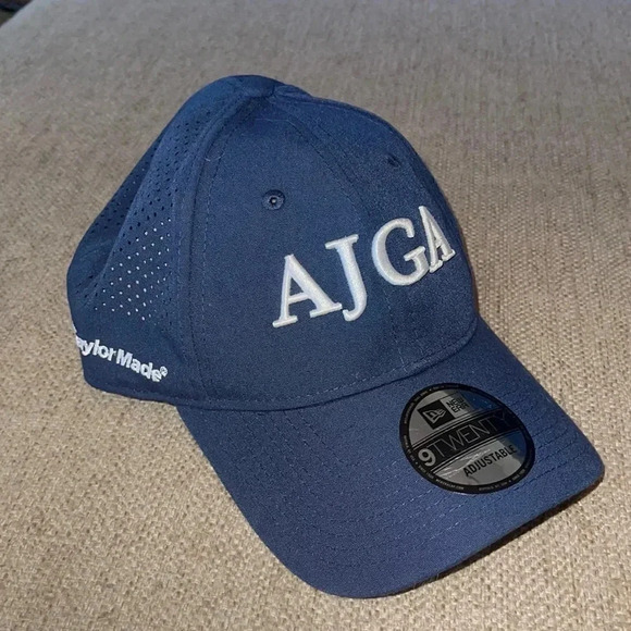 AJGA IJGA JUNIOR GOLF ASSOCIATION HAT BLUE WHITE NEW ERA  ADJUSTABLE STR… - Picture 1 of 4